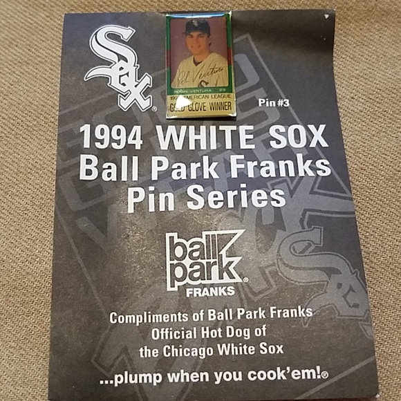 NWT White Sox 1994 ballpark Frank lapel pin - Picture 2 of 2